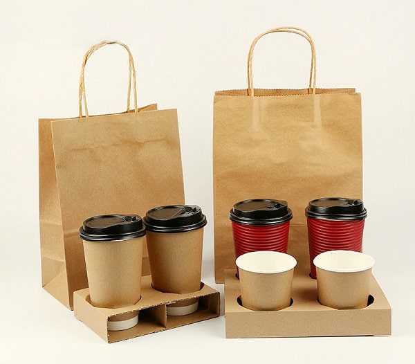 Túi giấy đựng cafe mang đi
